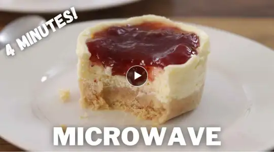 4 Minute Microwave Cheesecake