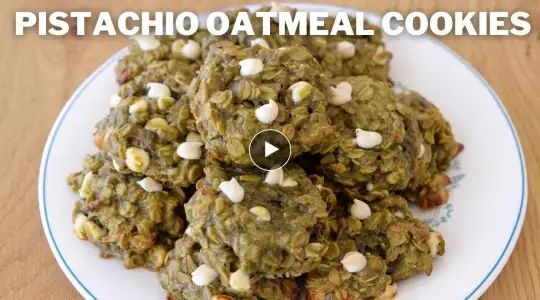 Pistachio Oatmeal Cookies Recipe